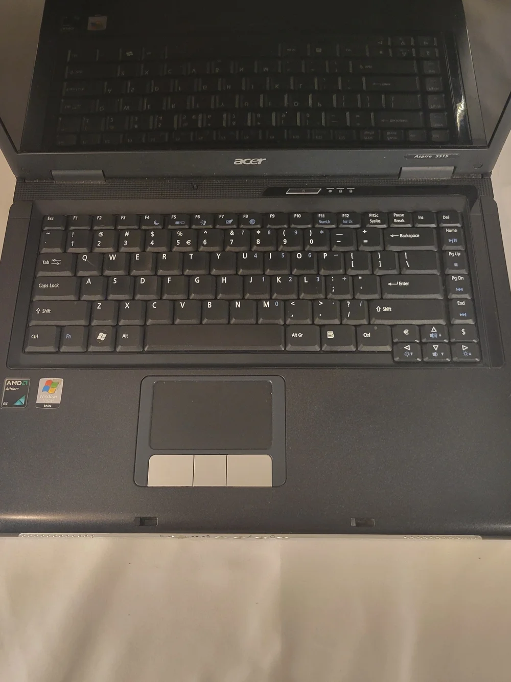 As Is Acer Aspire 5515 Series Laptop PC Repair Salvage Parts Unit No Charger